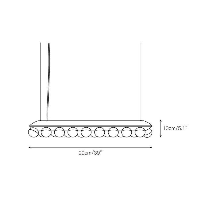 Ulvinos Lustre Résine Verre Créativité Individuelle - Neutralighting