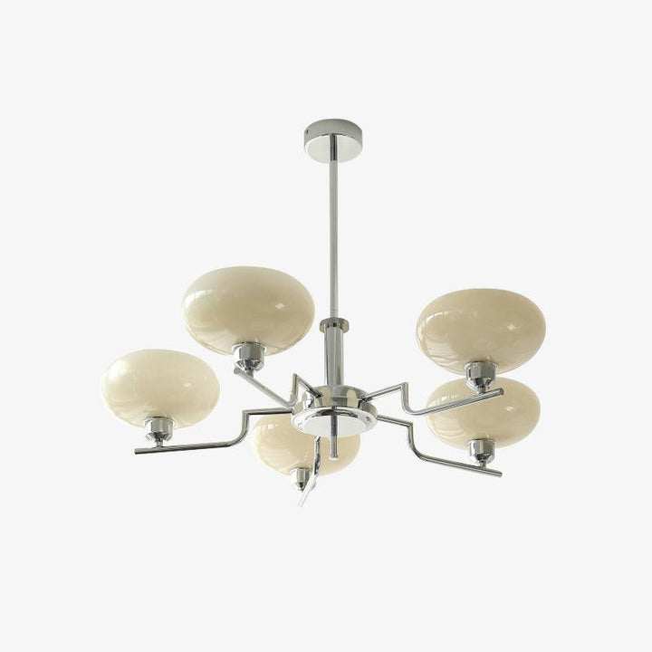 Lustra Suspension en Verre Globe Cadre en Laiton - Neutralighting