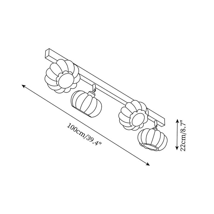 Pumpkin Plafonnier en Bois - Neutralighting