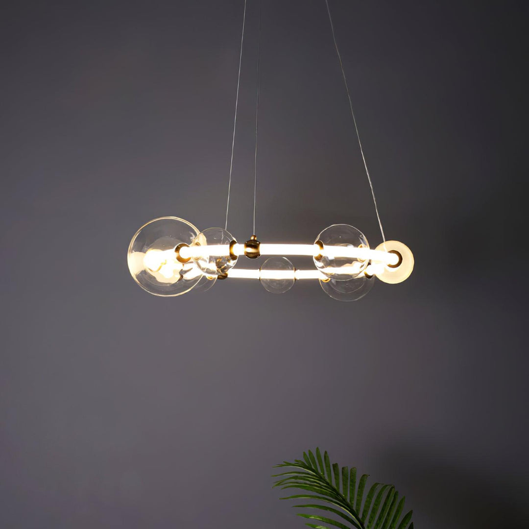 Lustra Chandelier en Verre Minimaliste - Neutralighting
