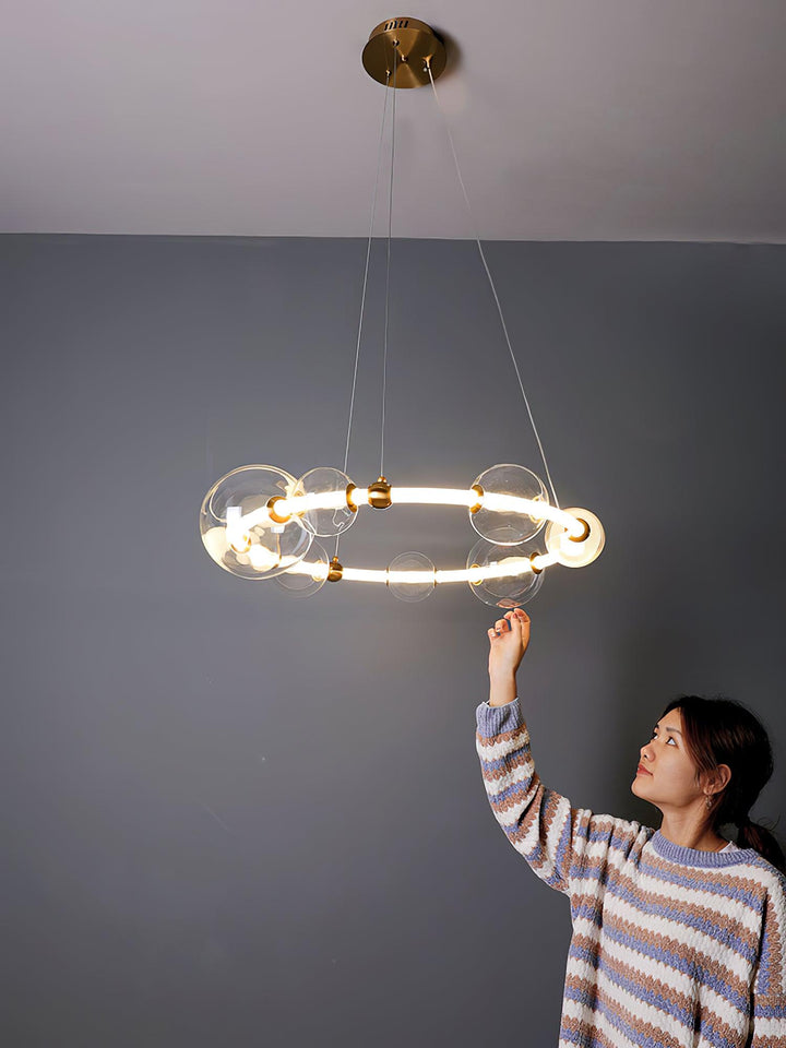 Lustra Chandelier en Verre Minimaliste - Neutralighting