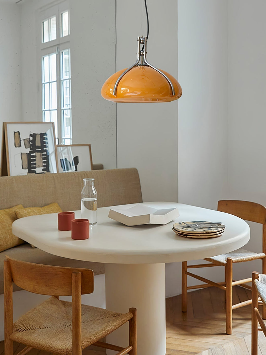 Ernorora Premium Nordic Art Verre Suspension Lumière - Neutralighting