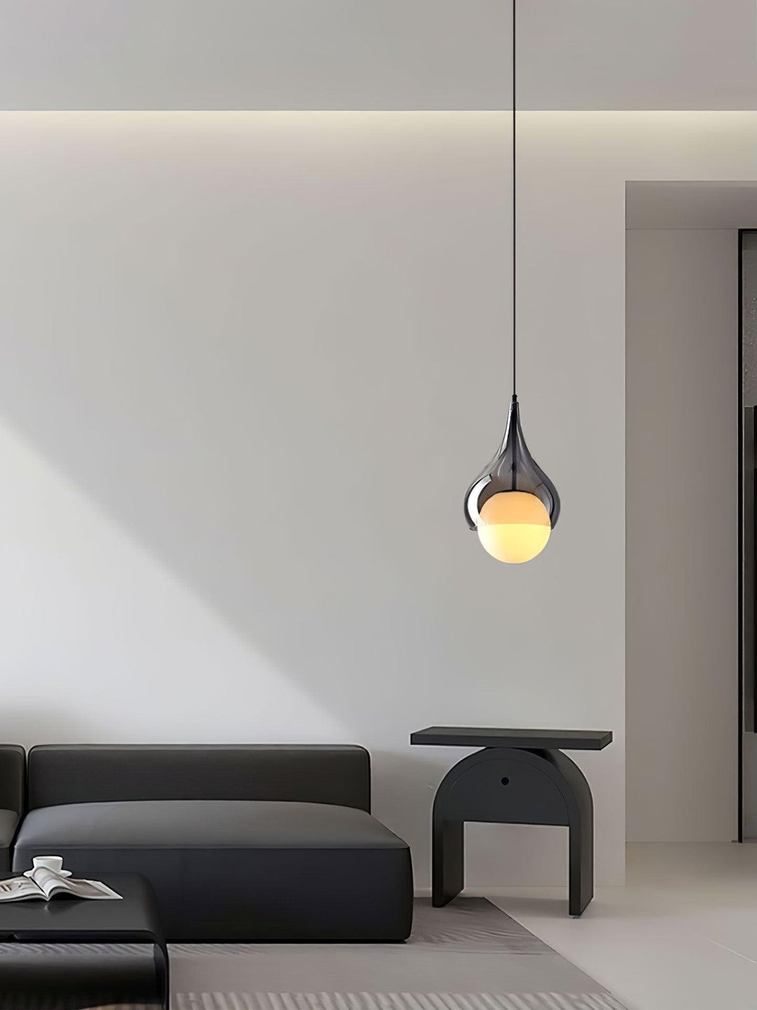 Droplet Lampe Pendante en Verre Élégante - Neutralighting