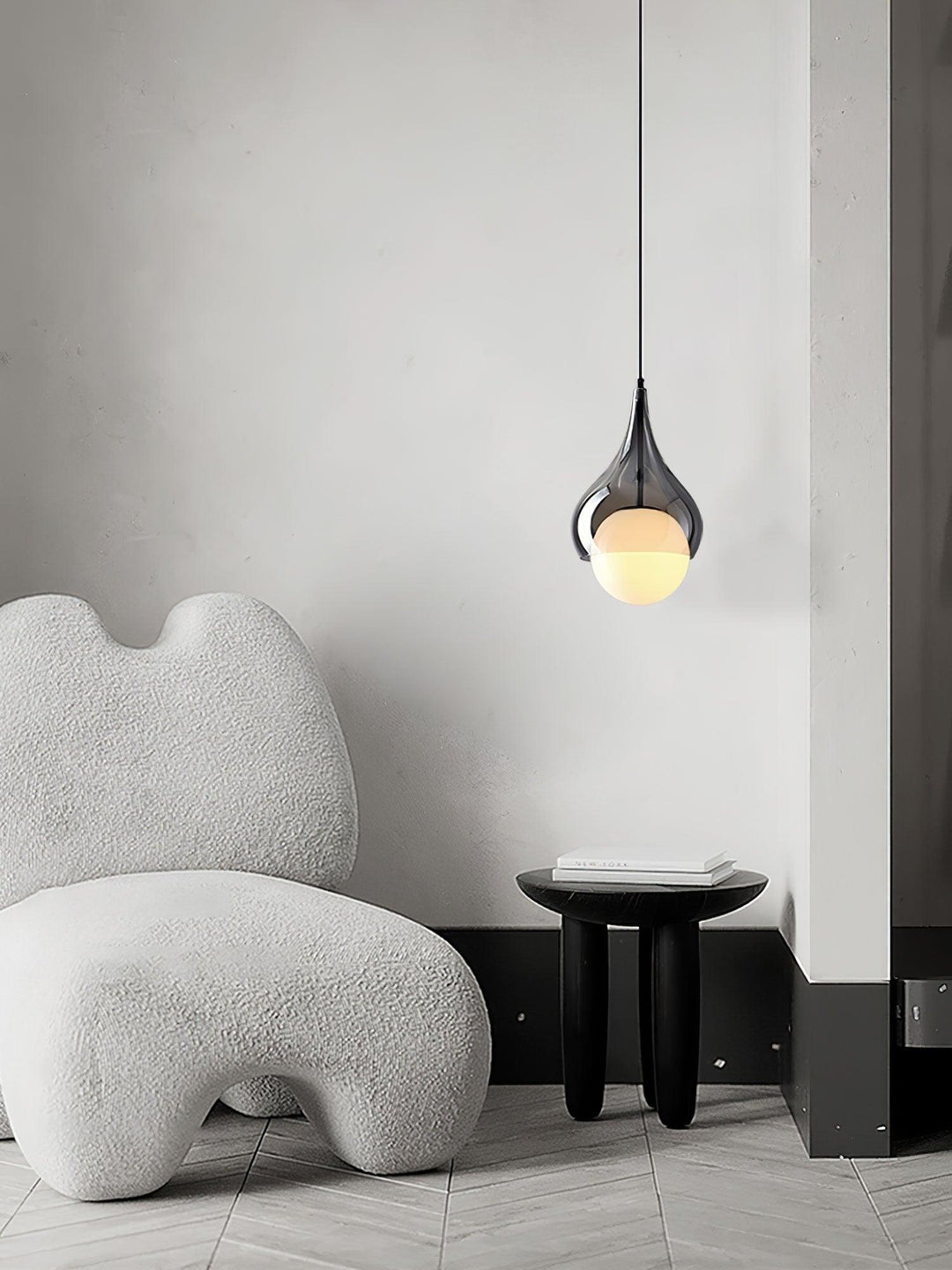 Droplet Lampe Pendante en Verre Élégante - Neutralighting