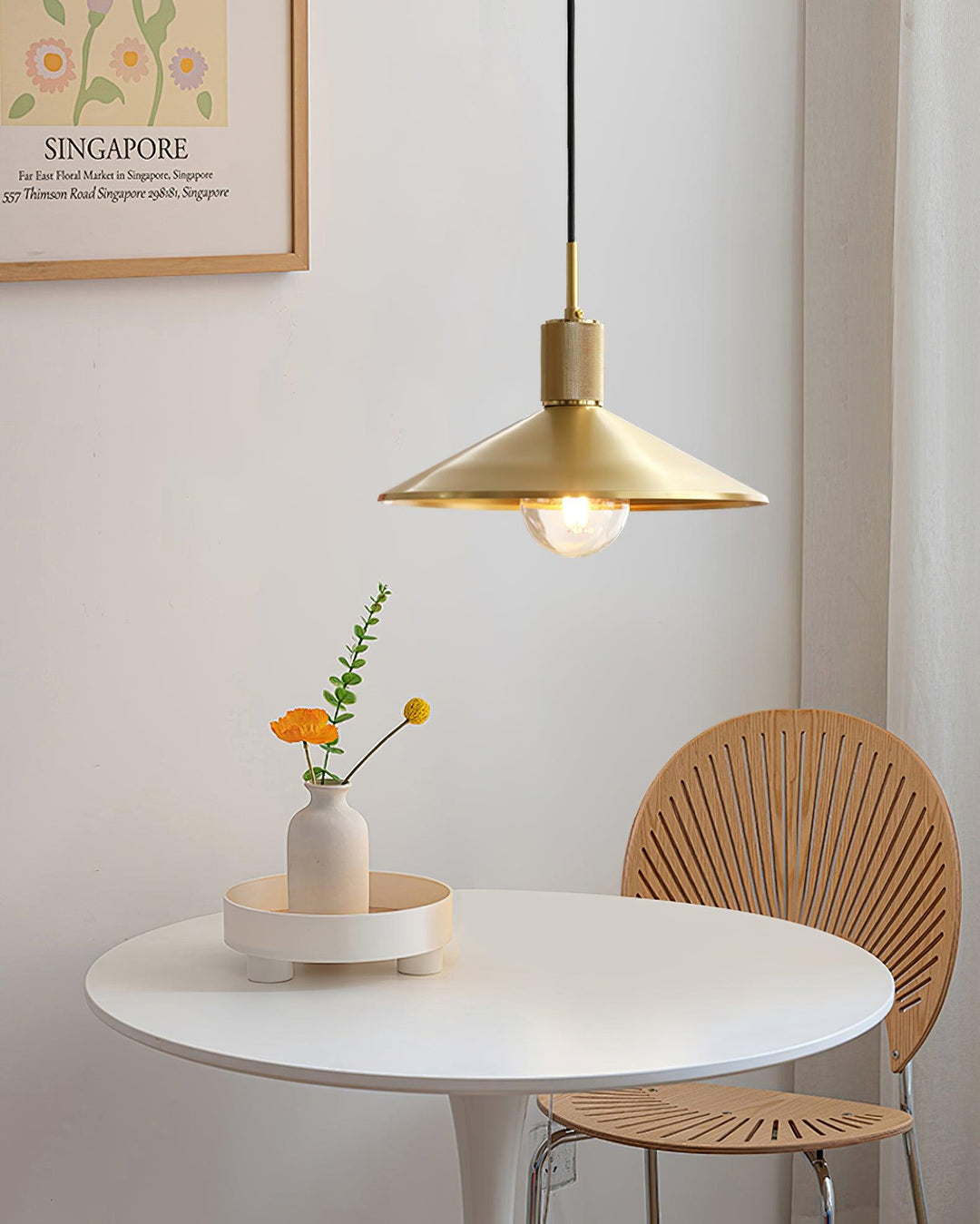 Quentin Suspension Laiton Cône - Neutralighting