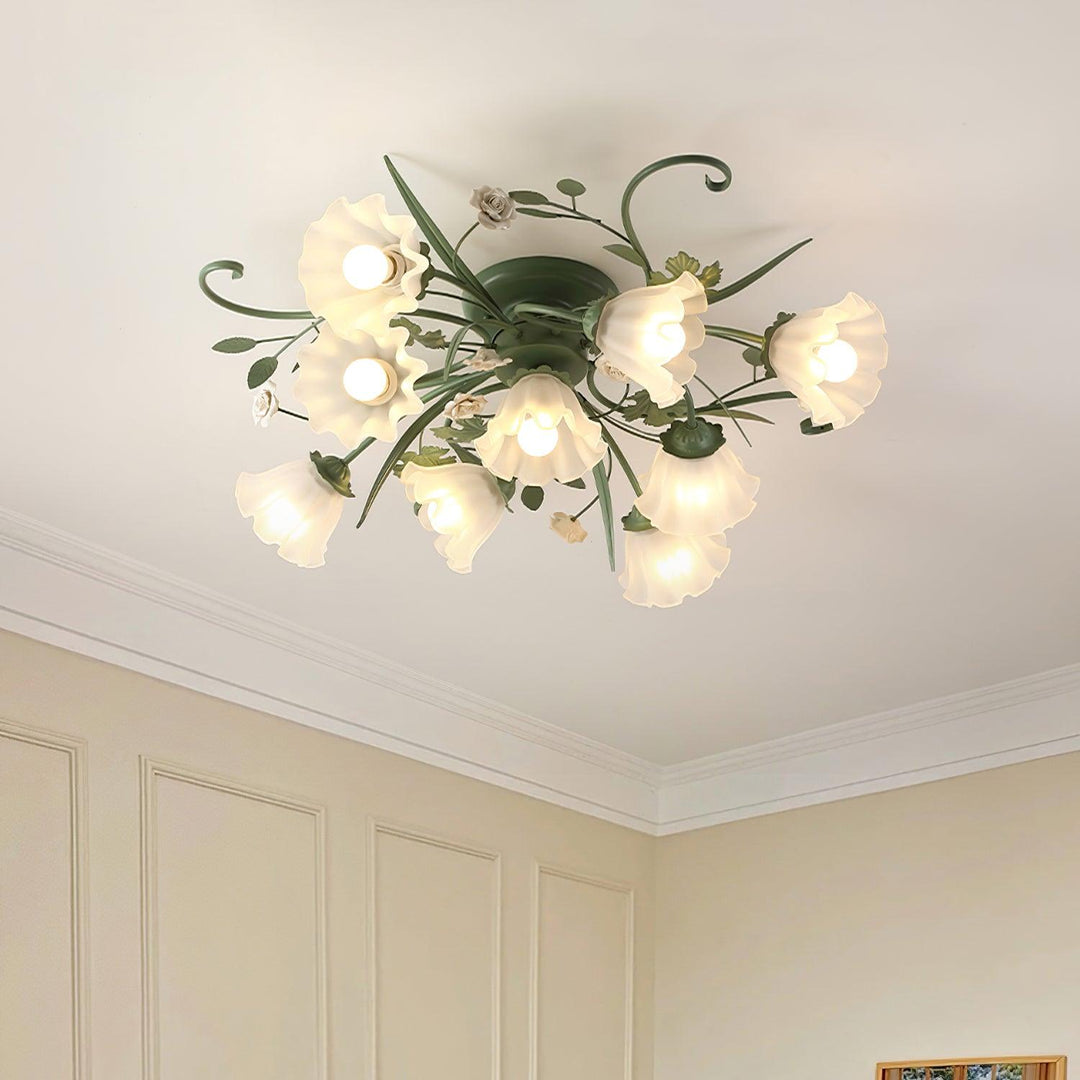 Nylirir Lampe de Plafond Classique en Céramique Art Unique - Neutralighting