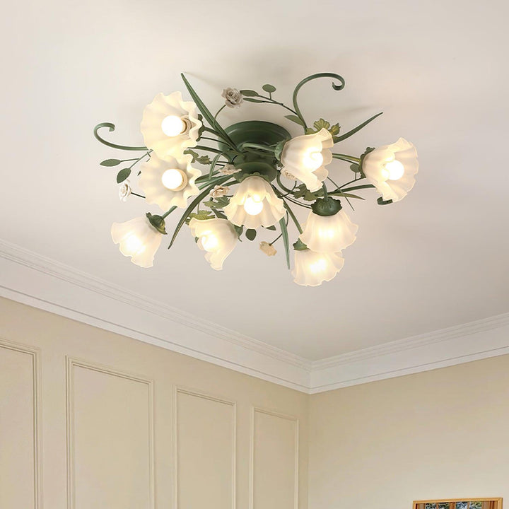 Nylirir Lampe de Plafond Classique en Céramique Art Unique - Neutralighting