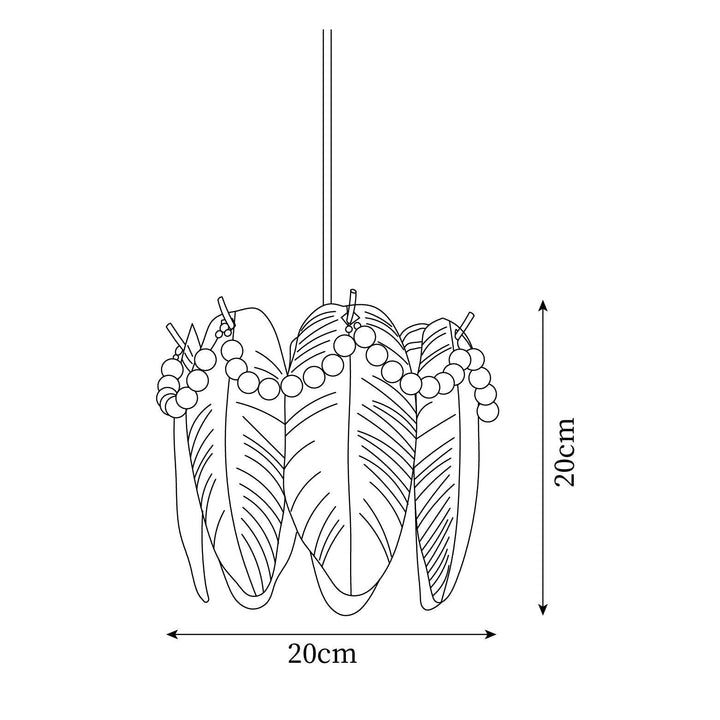 Elysia Lampe Suspension Abat-jour en Verre - Neutralighting