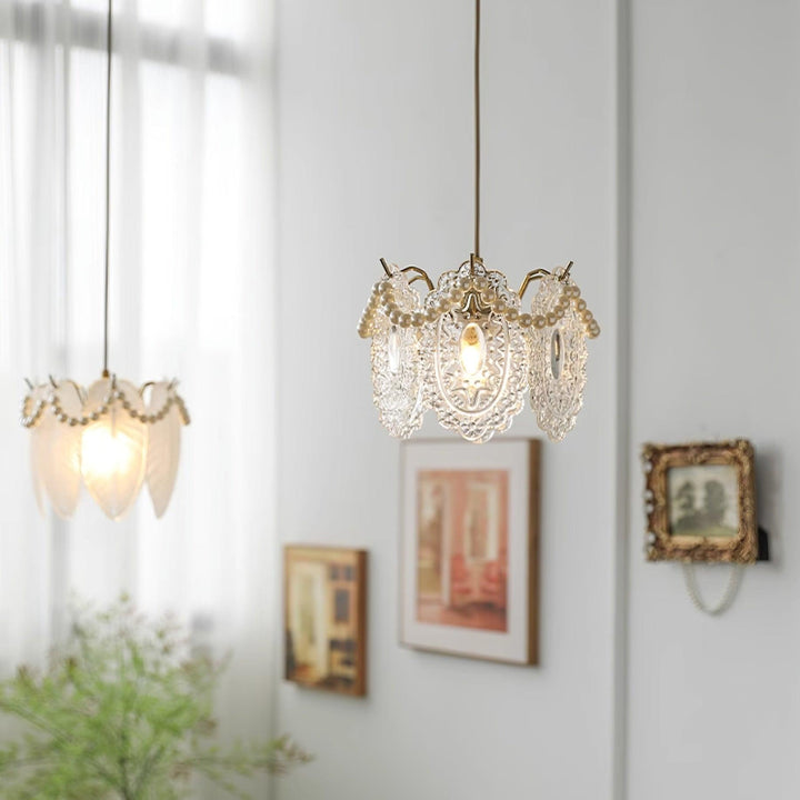 Elysia Lampe Suspension Abat-jour en Verre - Neutralighting