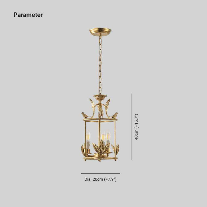 Sova Suspension Lanterne de Style Baroque - Neutralighting