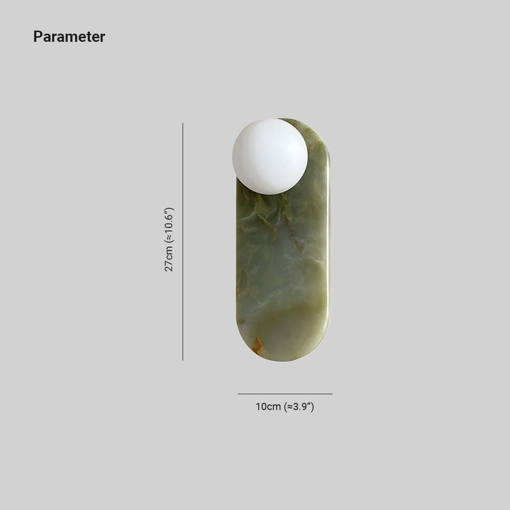 Zoryn Applique Murale en Jade - Neutralighting