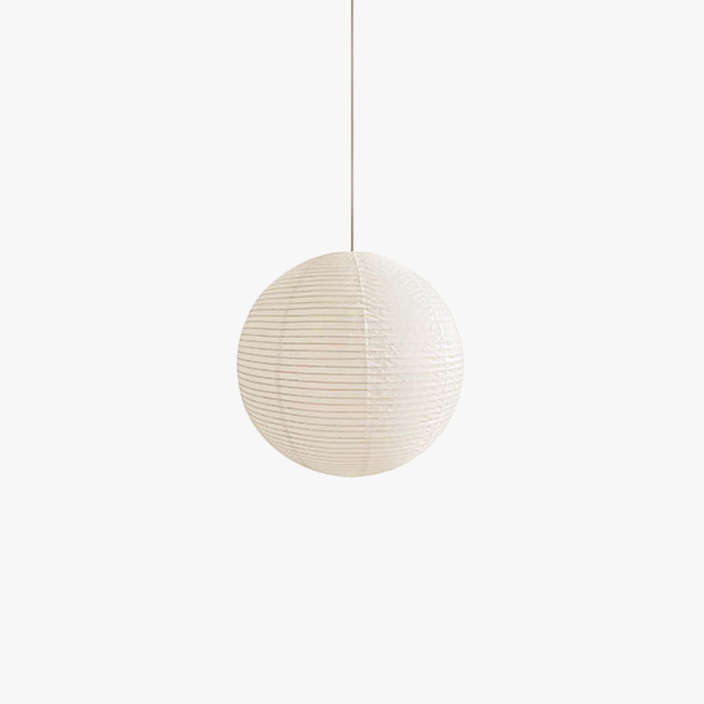 Ritta Japonais Sphérique Papier Métal Suspension Salon - Neutralighting