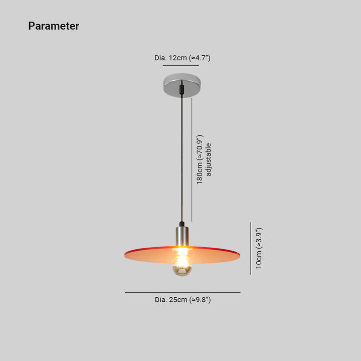 Arisha Nordique LED Plaque-Forme Verre Suspension Salon - Neutralighting