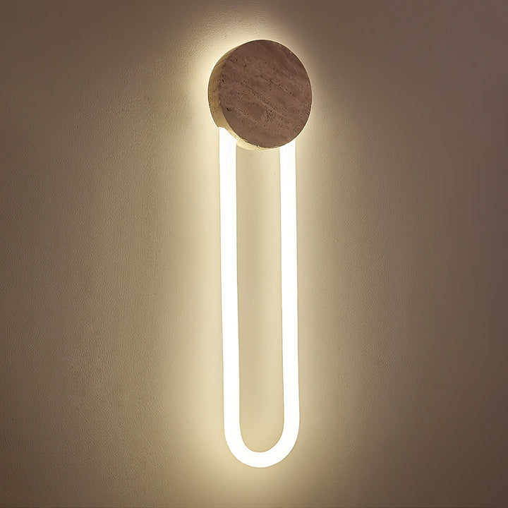 Avynor Applique Murale et Minimaliste en Travertin - Neutralighting