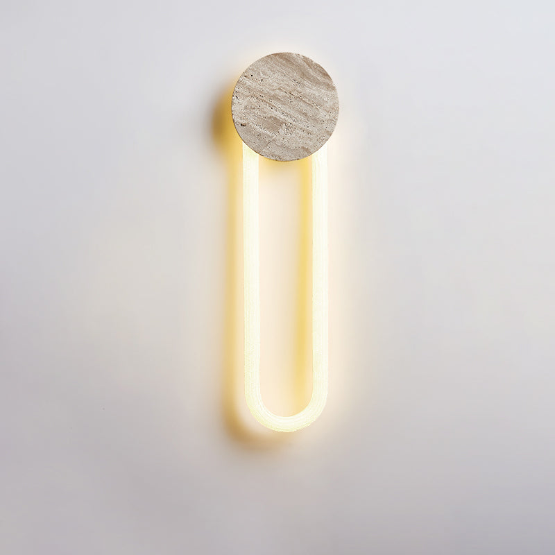 Avynor Applique Murale et Minimaliste en Travertin - Neutralighting