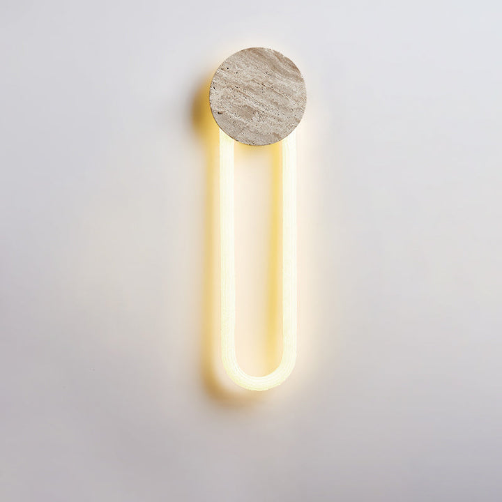 Avynor Applique Murale et Minimaliste en Travertin - Neutralighting