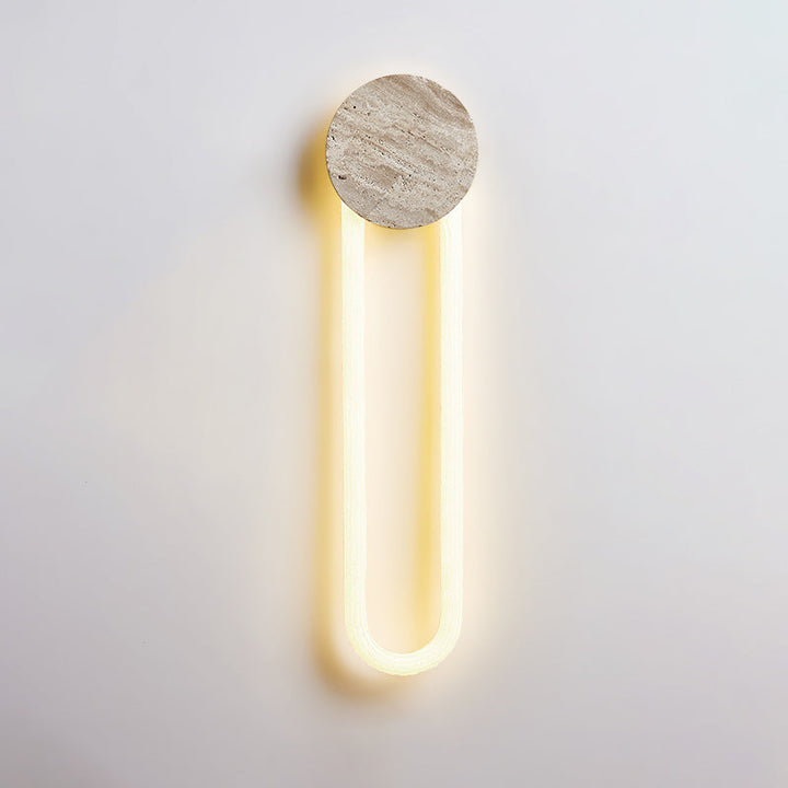 Avynor Applique Murale et Minimaliste en Travertin - Neutralighting