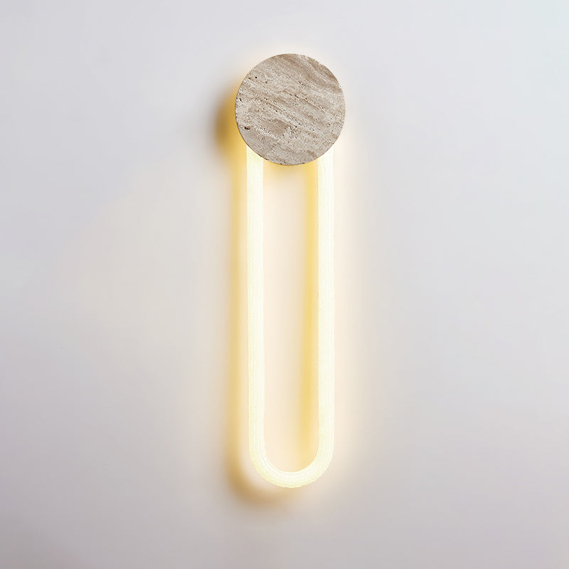 Avynor Applique Murale et Minimaliste en Travertin - Neutralighting