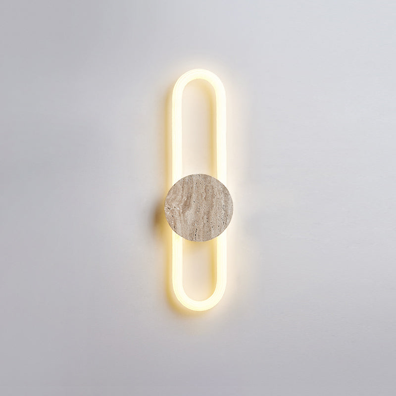 Avynor Applique Murale et Minimaliste en Travertin - Neutralighting