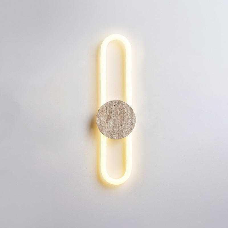 Avynor Applique Murale et Minimaliste en Travertin - Neutralighting