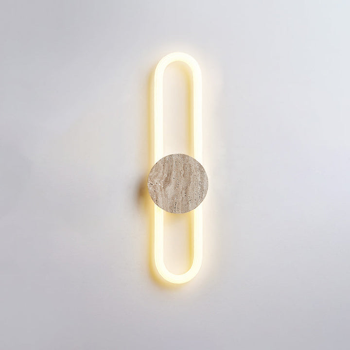 Avynor Applique Murale et Minimaliste en Travertin - Neutralighting