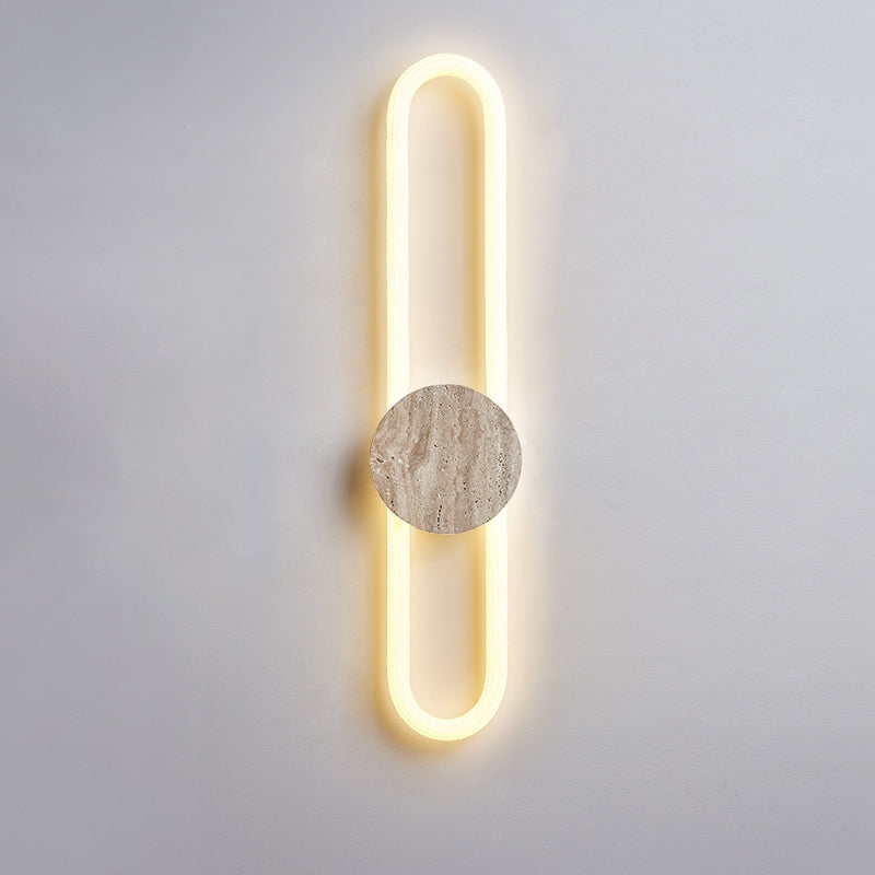 Avynor Applique Murale et Minimaliste en Travertin - Neutralighting