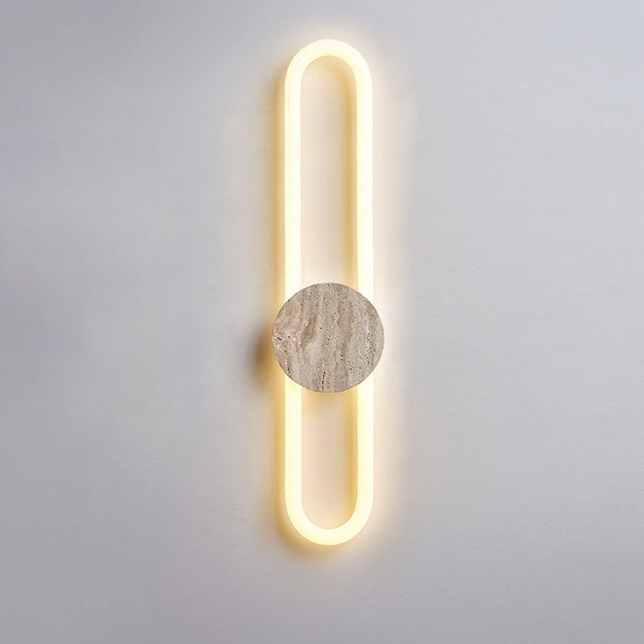 Avynor Applique Murale et Minimaliste en Travertin - Neutralighting