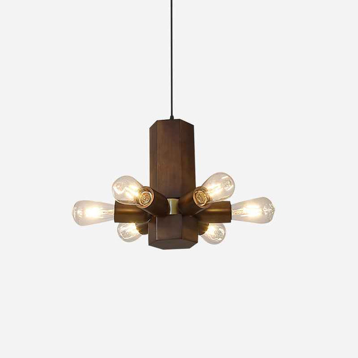 Radia Suspension Bois Exposé Industriel - Neutralighting