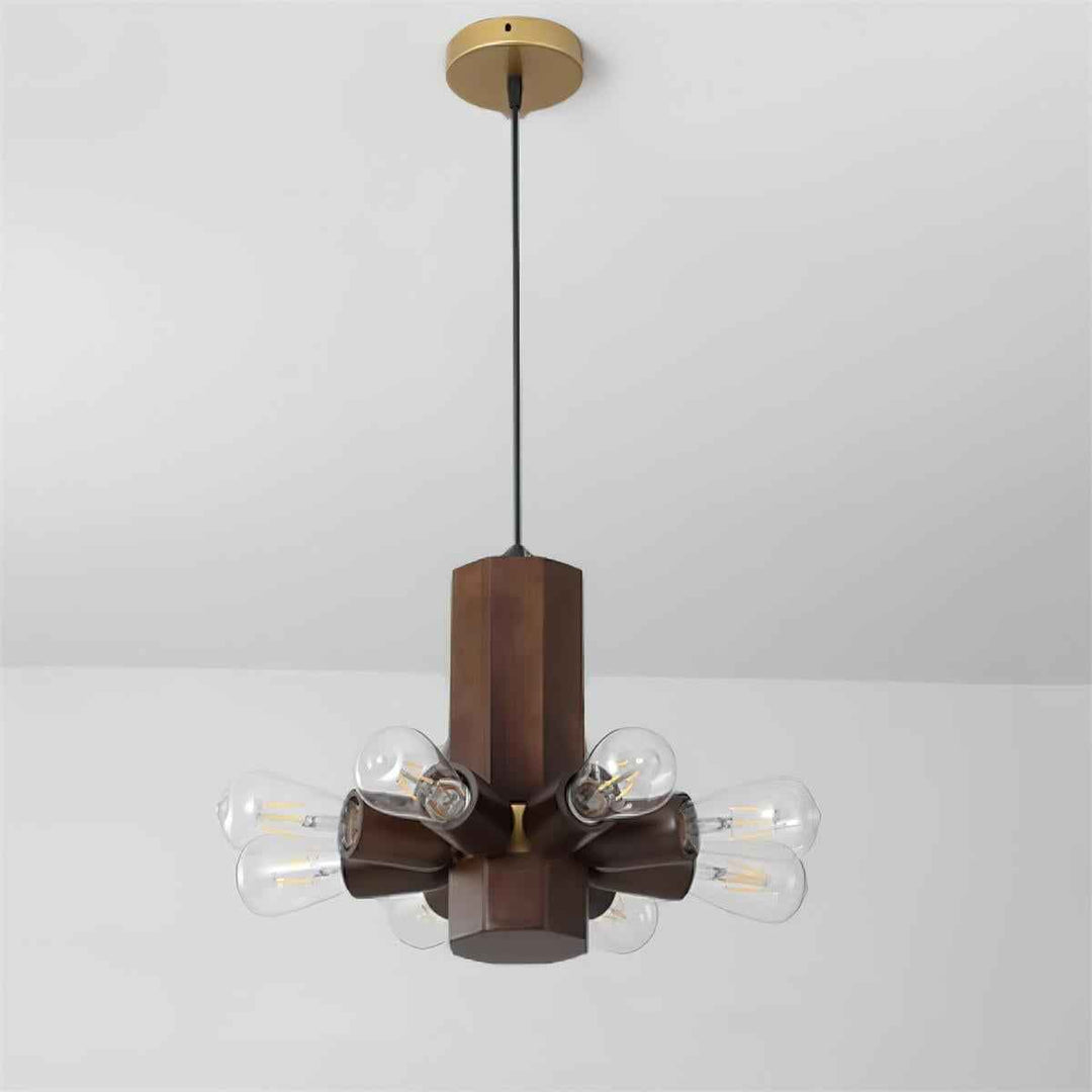 Radia Suspension Bois Exposé Industriel - Neutralighting