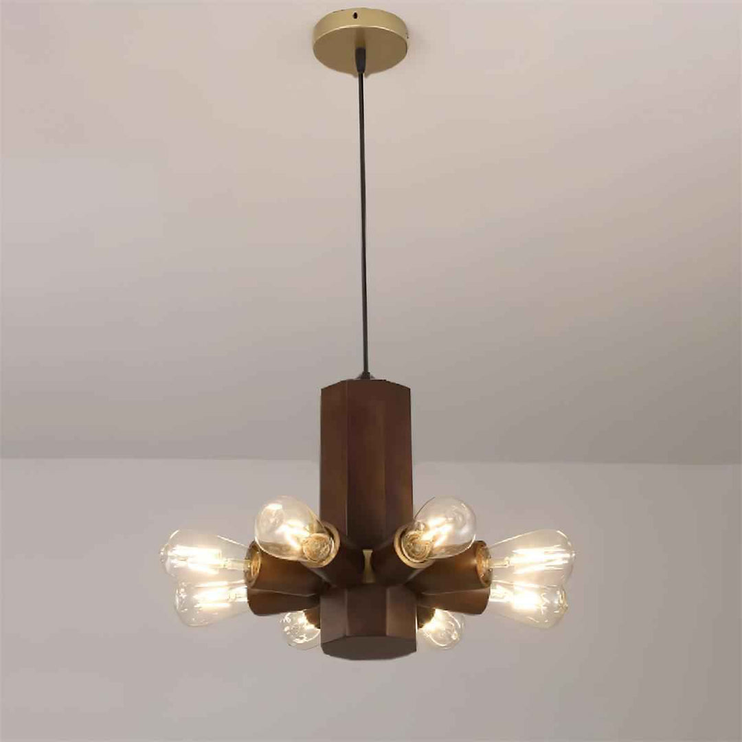 Radia Suspension Bois Exposé Industriel - Neutralighting
