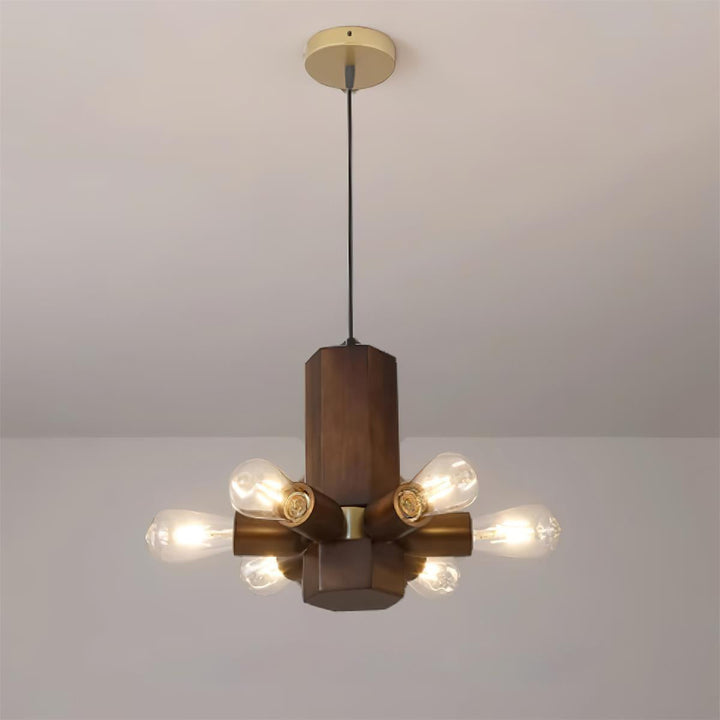 Radia Suspension Bois Exposé Industriel - Neutralighting