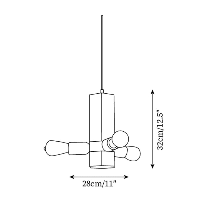 Radia Suspension Bois Exposé Industriel - Neutralighting