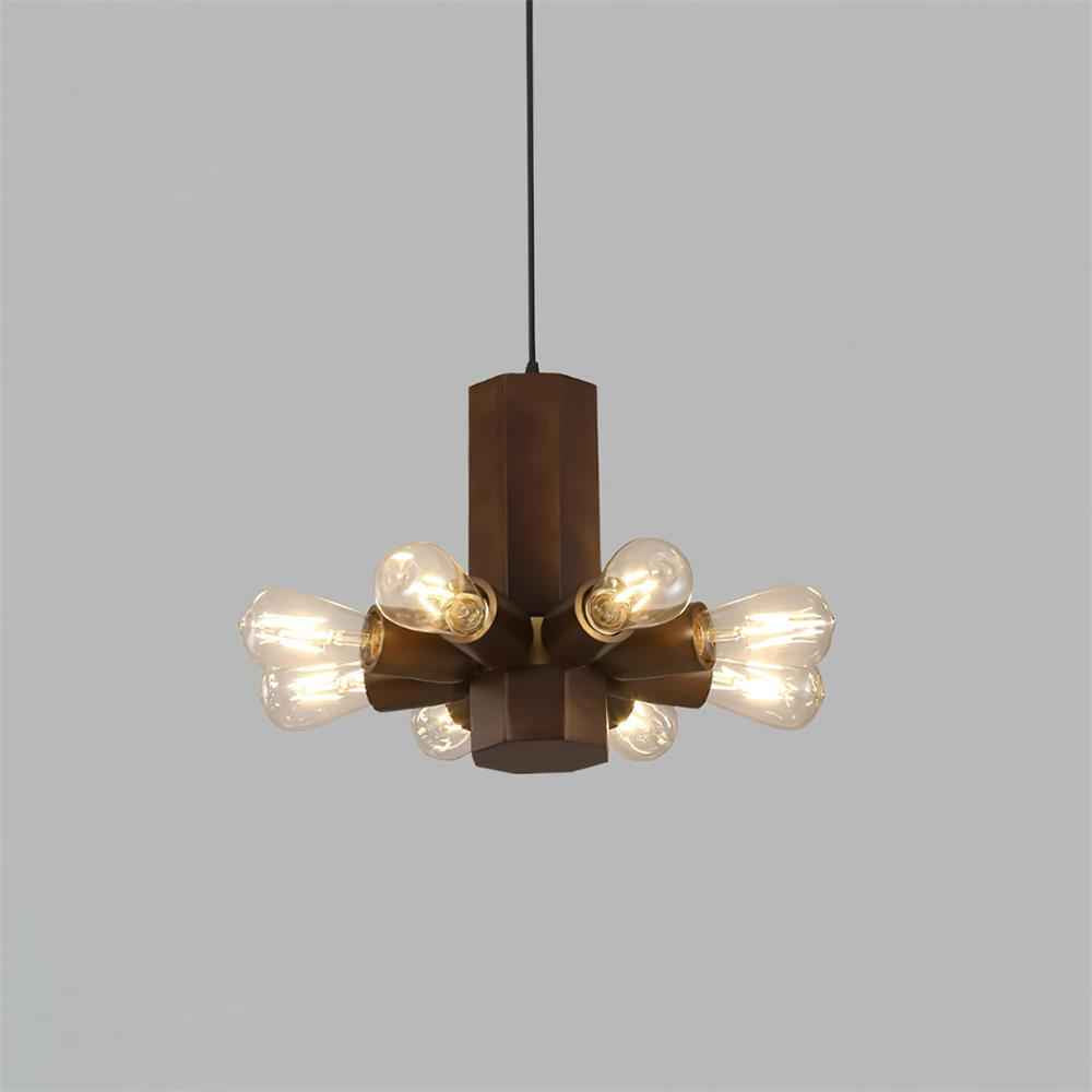 Radia Suspension Bois Exposé Industriel - Neutralighting