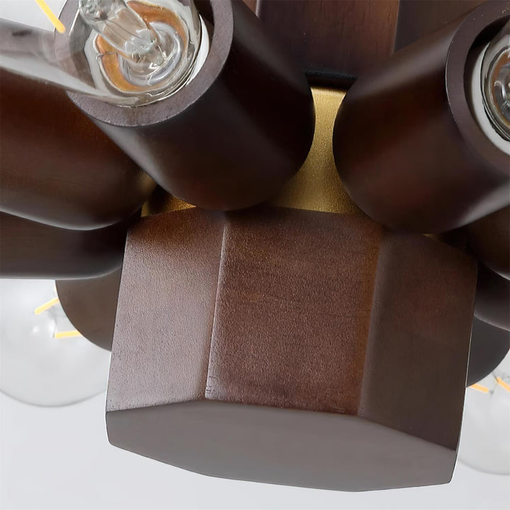 Radia Suspension Bois Exposé Industriel - Neutralighting