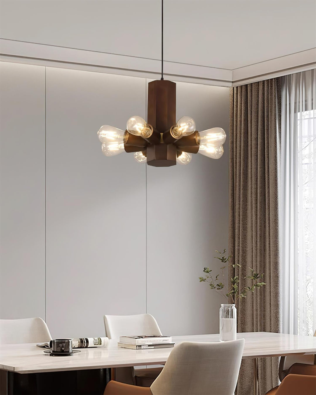 Radia Suspension Bois Exposé Industriel - Neutralighting