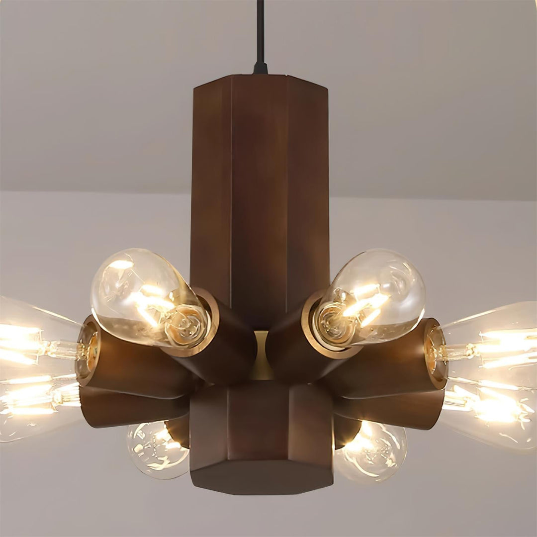 Radia Suspension Bois Exposé Industriel - Neutralighting