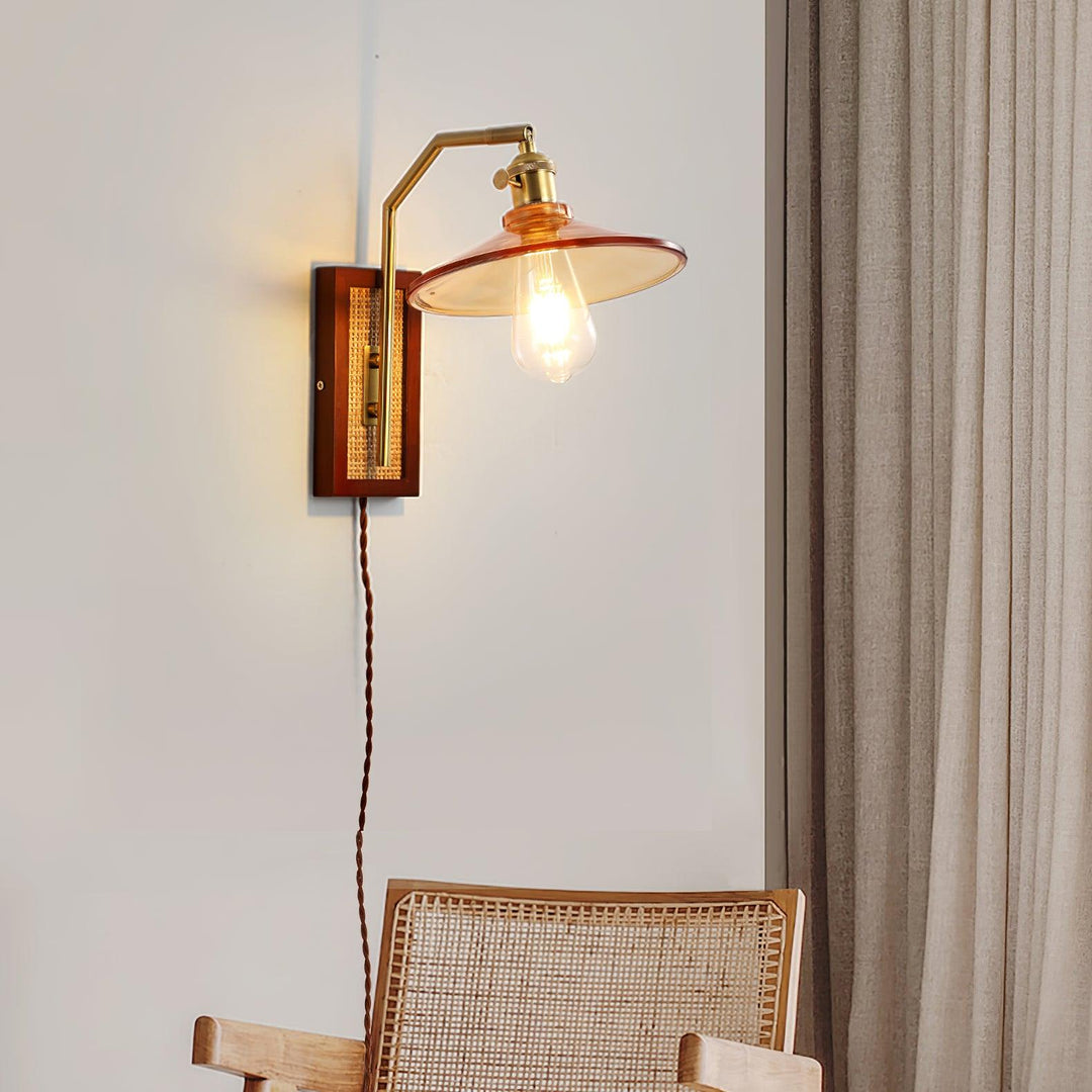 Cusorion Premium Nordic Art Glass Bamboo Wall Lamp - Neutralighting