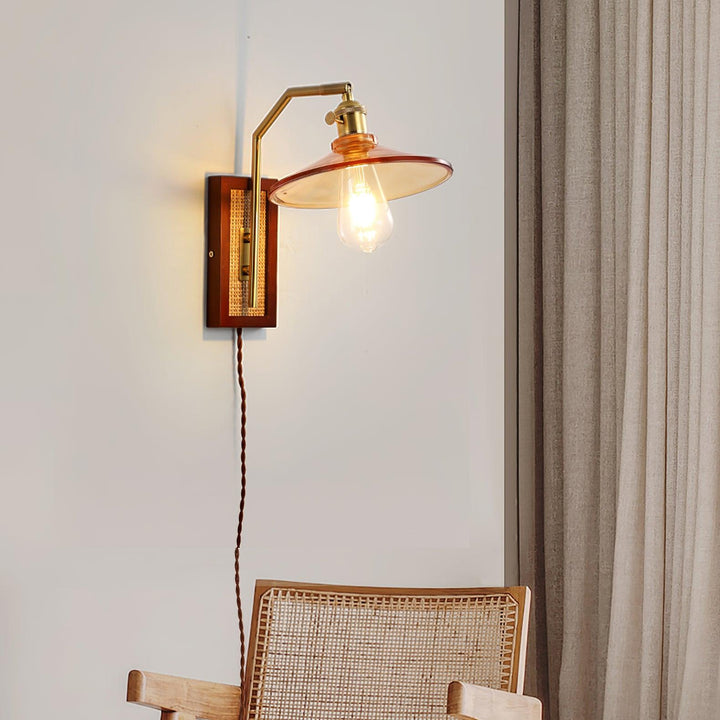 Cusorion Premium Nordic Art Glass Bamboo Wall Lamp - Neutralighting