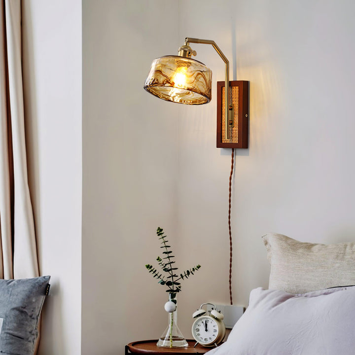 Cusorion Premium Nordic Art Glass Bamboo Wall Lamp - Neutralighting