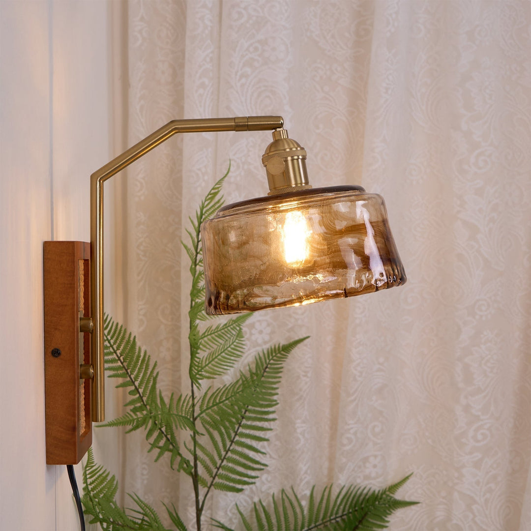 Cusorion Premium Nordic Art Glass Bamboo Wall Lamp - Neutralighting