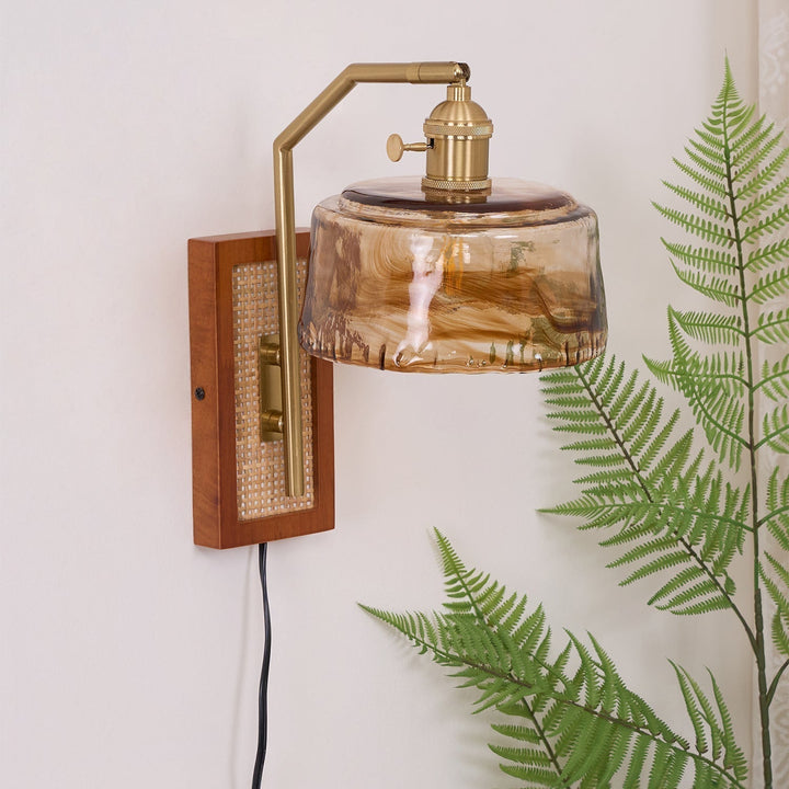 Cusorion Premium Nordic Art Glass Bamboo Wall Lamp - Neutralighting
