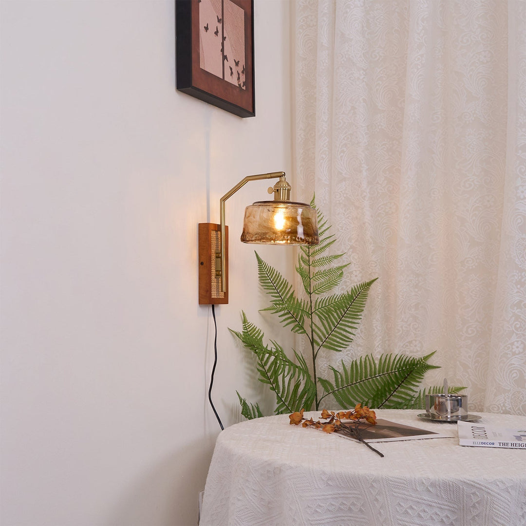 Cusorion Premium Nordic Art Glass Bamboo Wall Lamp - Neutralighting