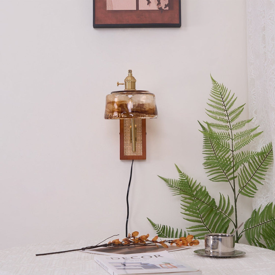 Cusorion Premium Nordic Art Glass Bamboo Wall Lamp - Neutralighting