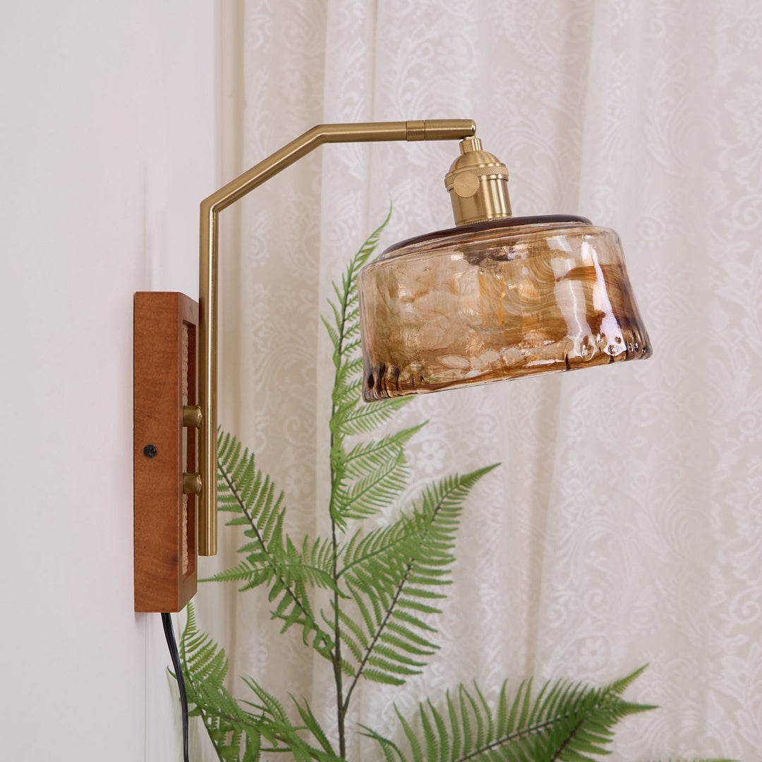 Cusorion Premium Nordic Art Glass Bamboo Wall Lamp - Neutralighting