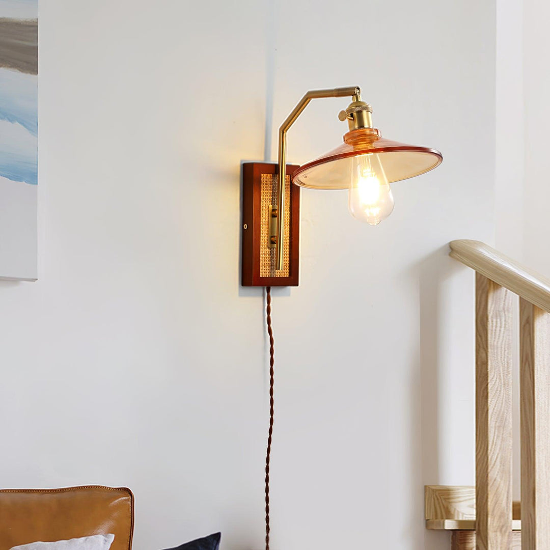 Cusorion Premium Nordic Art Glass Bamboo Wall Lamp - Neutralighting