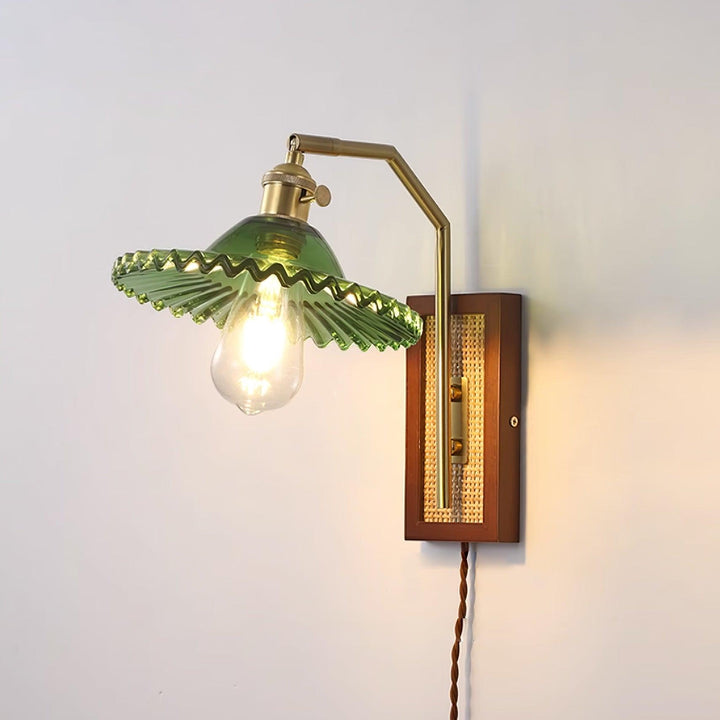 Cusorion Premium Nordic Art Glass Bamboo Wall Lamp - Neutralighting