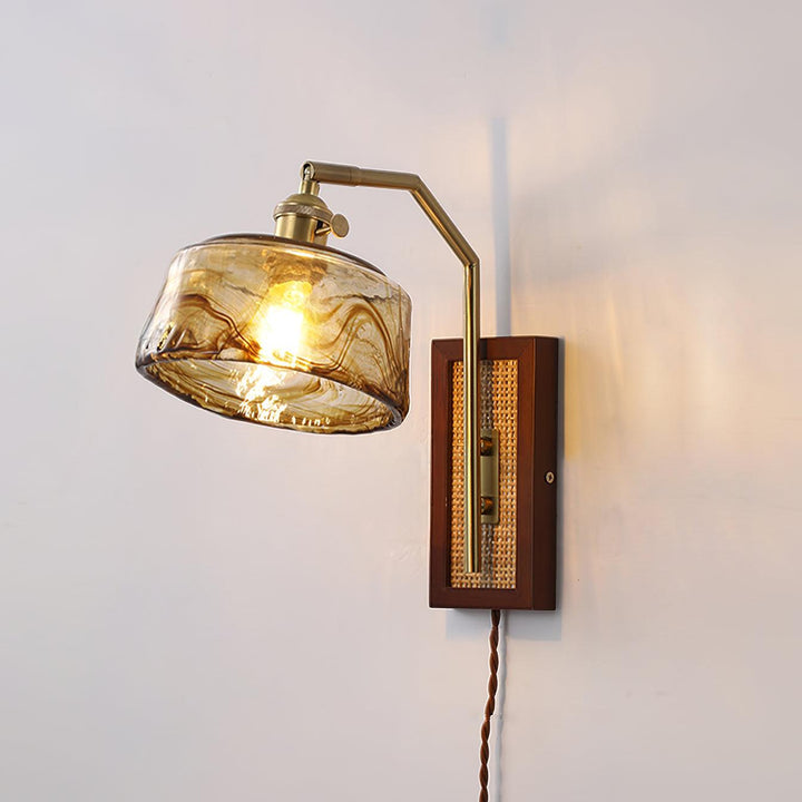 Cusorion Premium Nordic Art Glass Bamboo Wall Lamp - Neutralighting