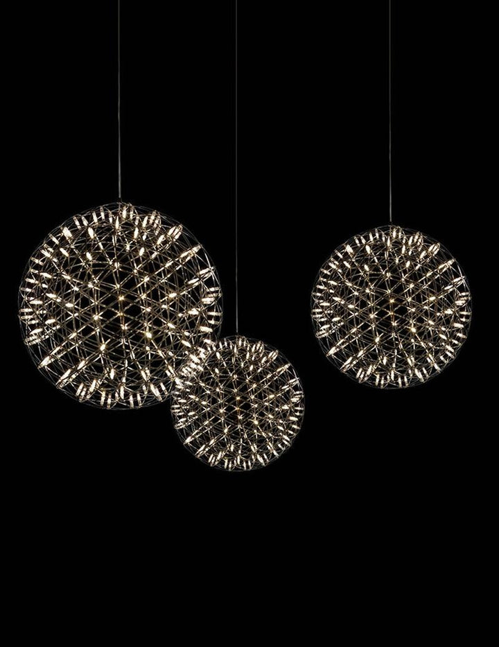 Ivthayra Lampe Pendante Boule Dorée de Luxe Postmoderne - Neutralighting
