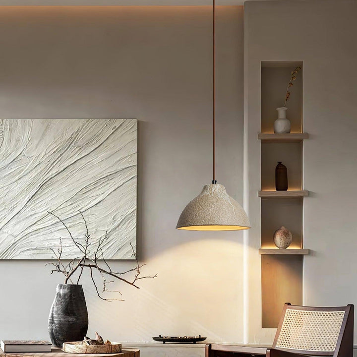Maple Suspension en céramique texturée - Neutralighting