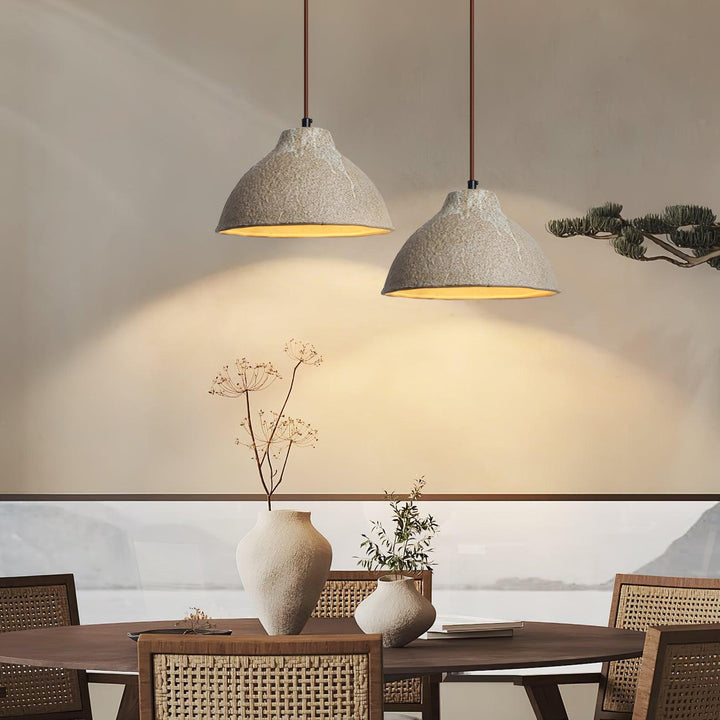 Maple Suspension en céramique texturée - Neutralighting